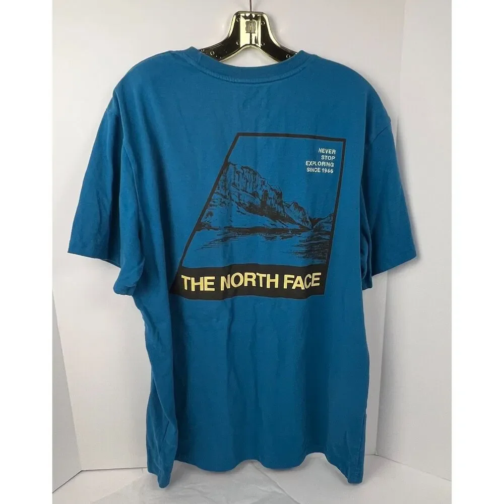 The North Face T-Shirt Mens XL Blue Graphic Tee El Capitan EUC